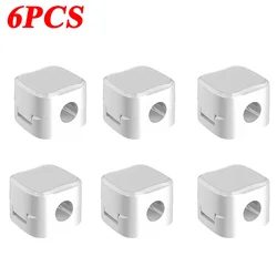Magnetic Cable Organizer & Adhesive Wire Holder (6PCS White)