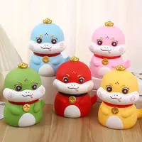 Cute Snake Piggy Bank Cash Coin Box Saving Money Jar Large Capacity Year Of The Snake Money Bank children Birthday Gifts 1
