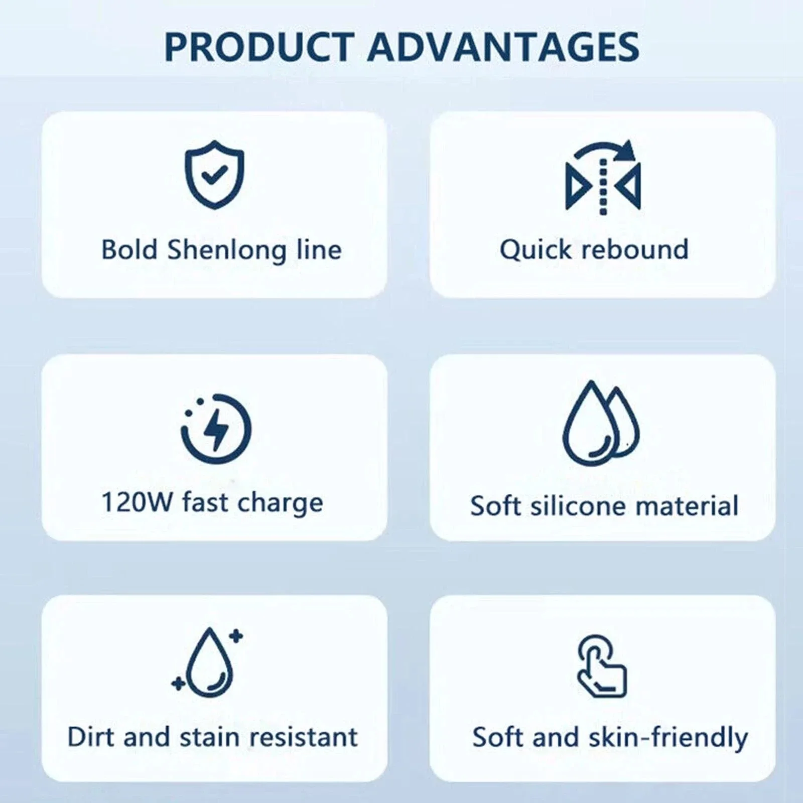 120W 6A 초고속 충전 PD 타입 C 리퀴드 실리콘 케이블 고속 충전 1M 2M USB 케이블 USB C to C 충전 케이블