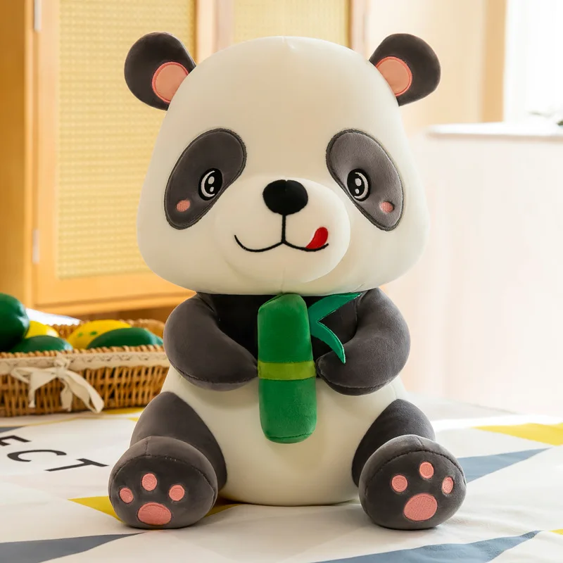 New Lovely Super Stuffed Animal Soft Panda Hug bamboo Plush Toy Birthday Christmas Baby Gifts Present Stuffed Toys For Kids Girl пилинг скатка insta super girl 60 мл экстракт манго