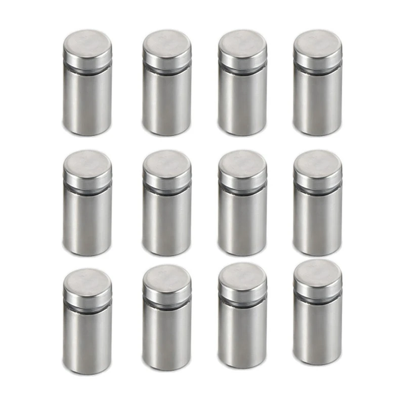 

20 PCS Advertising Nails Mirror Nail Screw Holes Decorative Cover Stainless Steel Clown Cap Tile Acrylic Glass Fixings