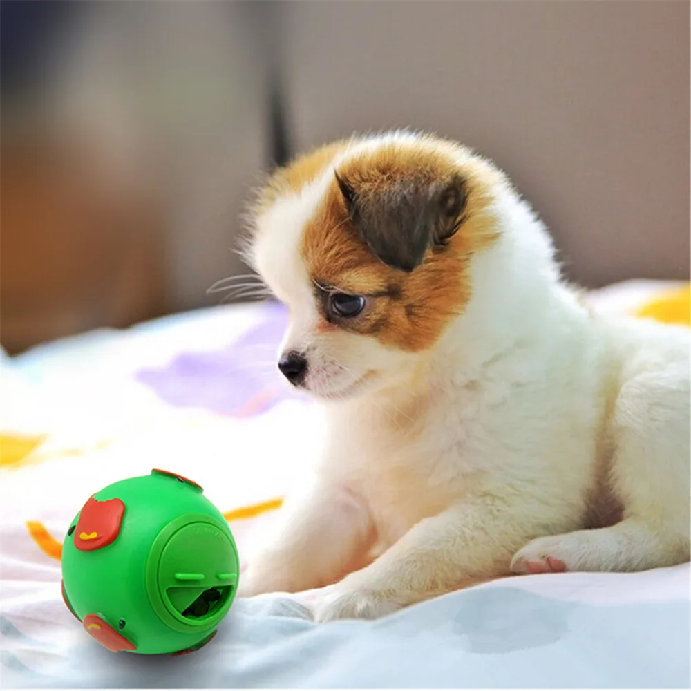 

Creative Food Ball Dogs Playing Toys Pet Dog Puppy Chew Toys Bite Resistant Snack Balls Cat Dog Tooth Cleaning Ball Toy 7cm 1PC