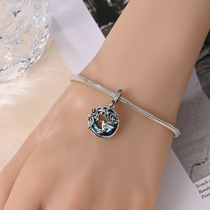 MyGiftHome S925 Silver Bead Charm for DIY Jewelry