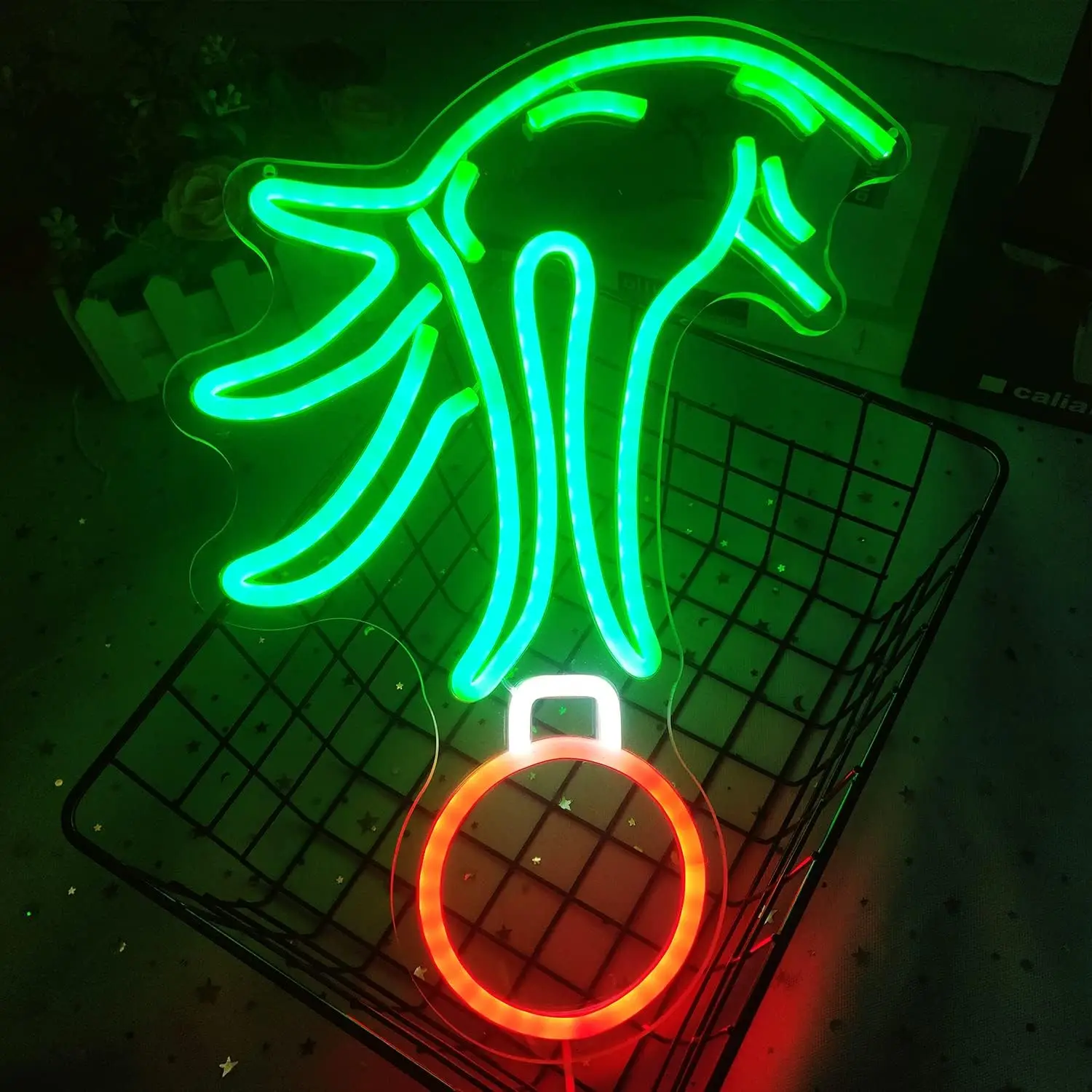 

Christmas Neon Sign Dimmable Christmas Neon Sign Neon Lights for Bedroom Led Neon Signs in Green Light Up Christmas Arm