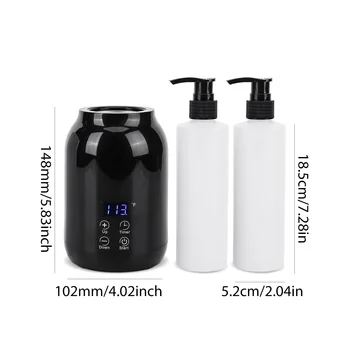 Massage Oil Warmer Electric Massage Oil Warmer LED Display Lotion Warmer Digital Lotion Cream Heater With Timer for Lotion Cream 6