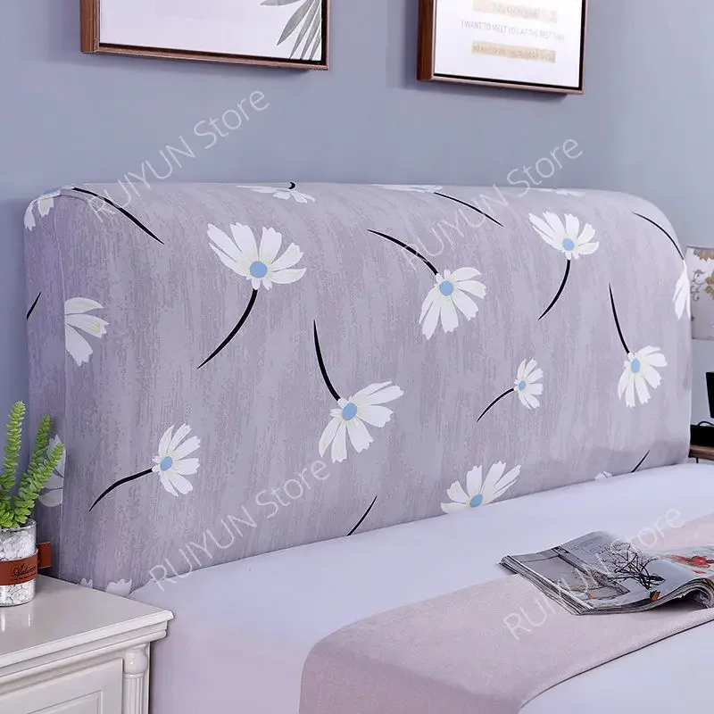 Print All-inclusive Bed Head Cover Spandex Elastic Bed Headboard Cover Head Back Protective Soft Dust Protector bed headboard cover