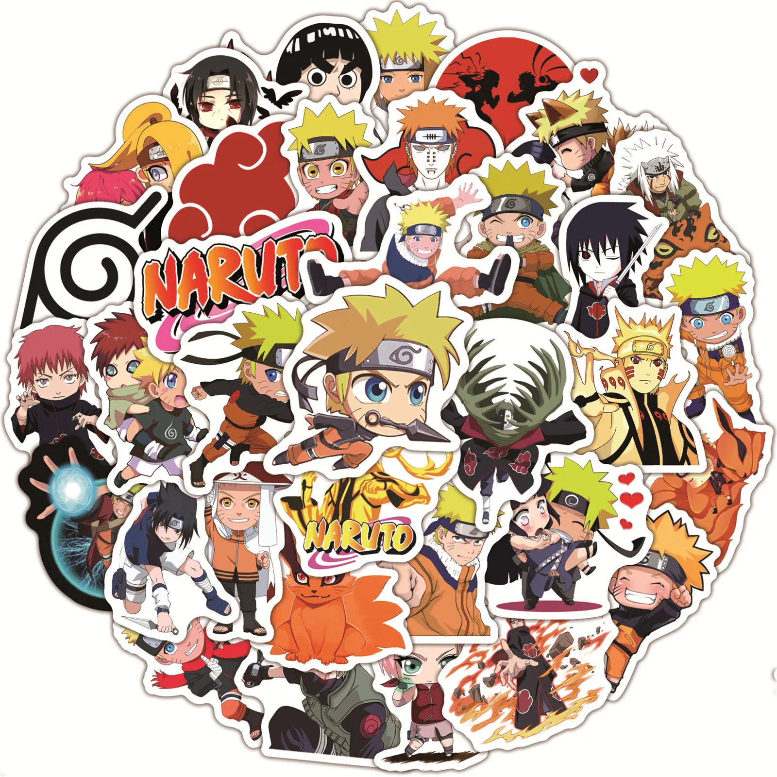 Laptop Stickers Sticker Naruto  Anime Stickers Naruto Shipuden -  10/50/100pcs Anime - Aliexpress