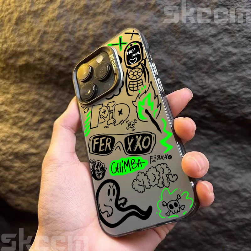Street Classic Graffiti Print Shockproof Phone Case - Hard Cover Design