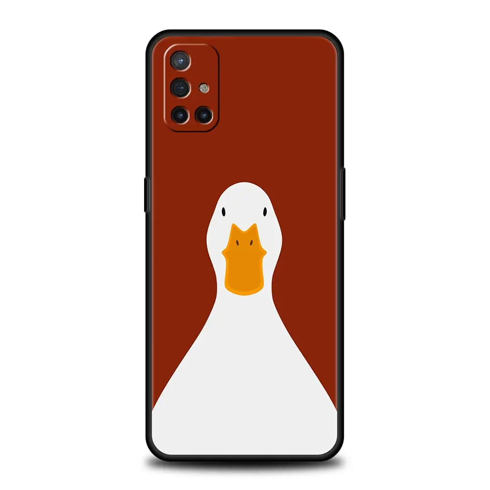 Soft Silicone Phone Case with Duck Art Design
