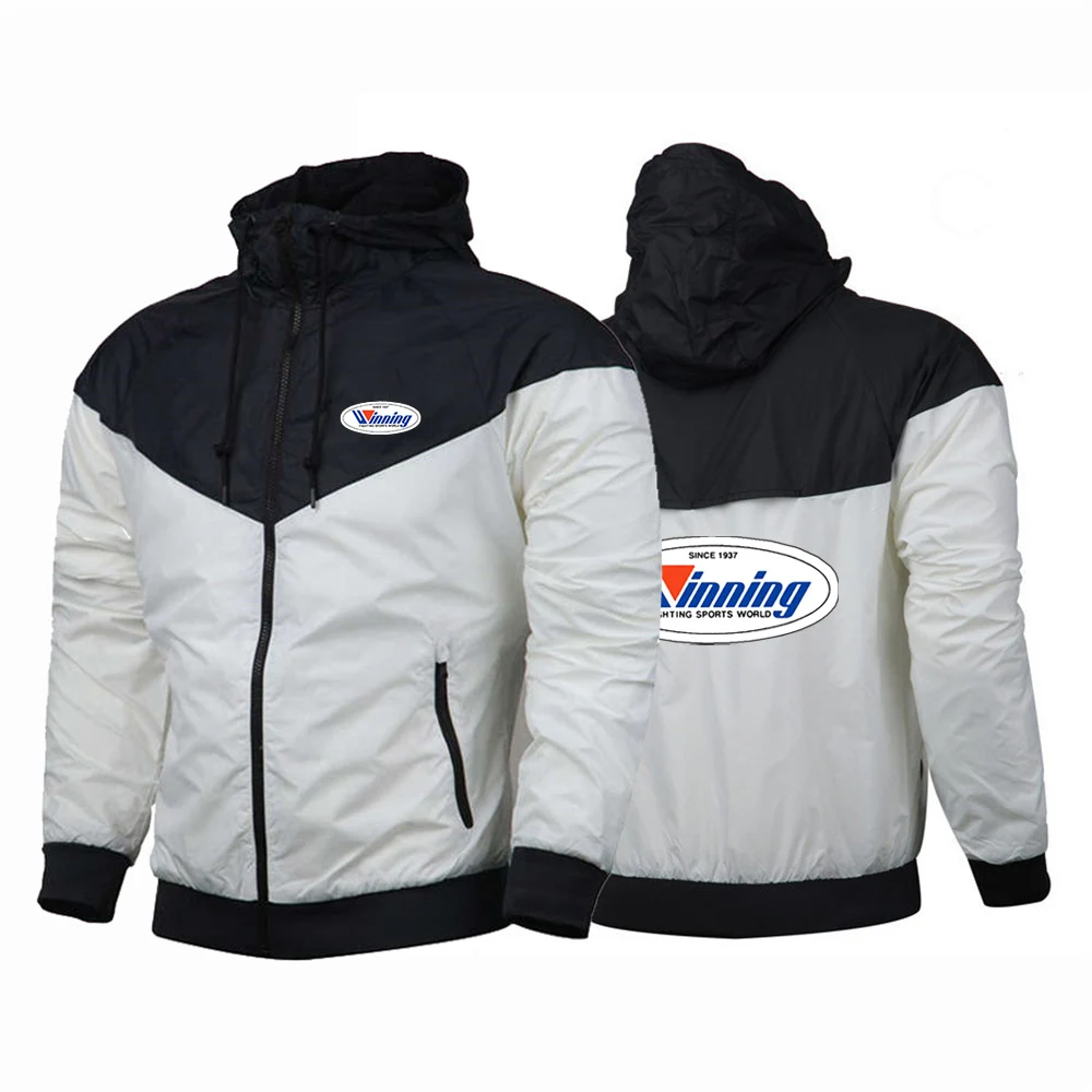 Men Five Color Windbreaker Zipper Fashion Jacket