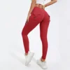 Leggings de sport 2026 pour femme avec poches, taille haute, effet push-up, pour yoga et entraînement, effet seconde peau, XP89