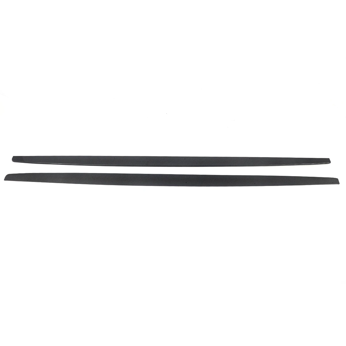 Pair MP Side Skirts Extension Panel Lip Carbon Look For BMW E82 F20 F22 F23 F44