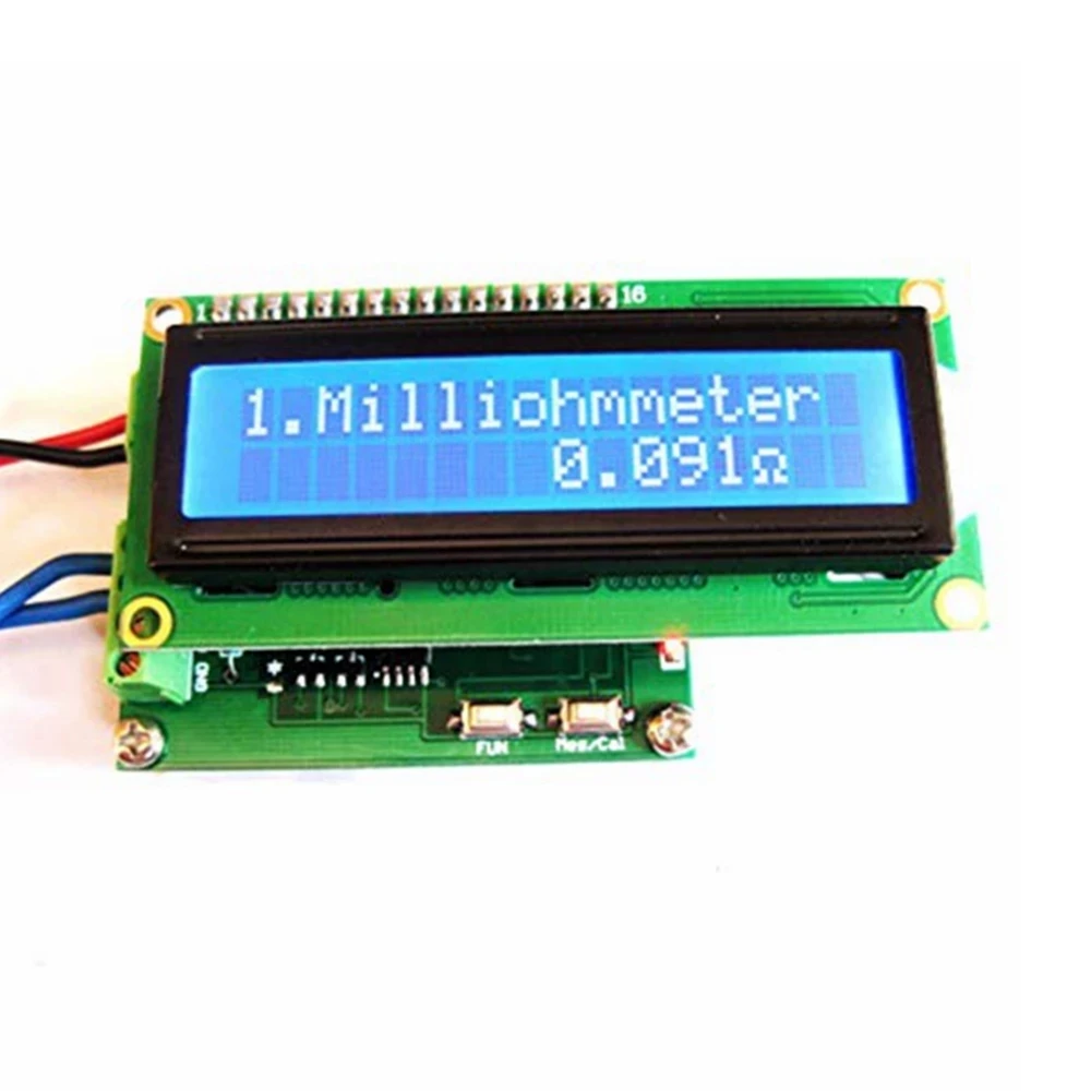 HR390 Milliohm Meter Low Resistance Tester Ohmmeter to Measure Resistance Value