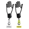 Golf Glove Holder Rack Portable Plastic Gloves Hanger with Key Chain Golf Gloves Supports Gloves Display Stand Golf Accessories 3