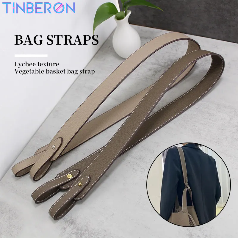 TINBERON 90cm Elephant Grey Bag Strap Handbag Shoulder Bag Strap Belt Bucket Bag Accessories Replacement No Hook Shoulder Straps