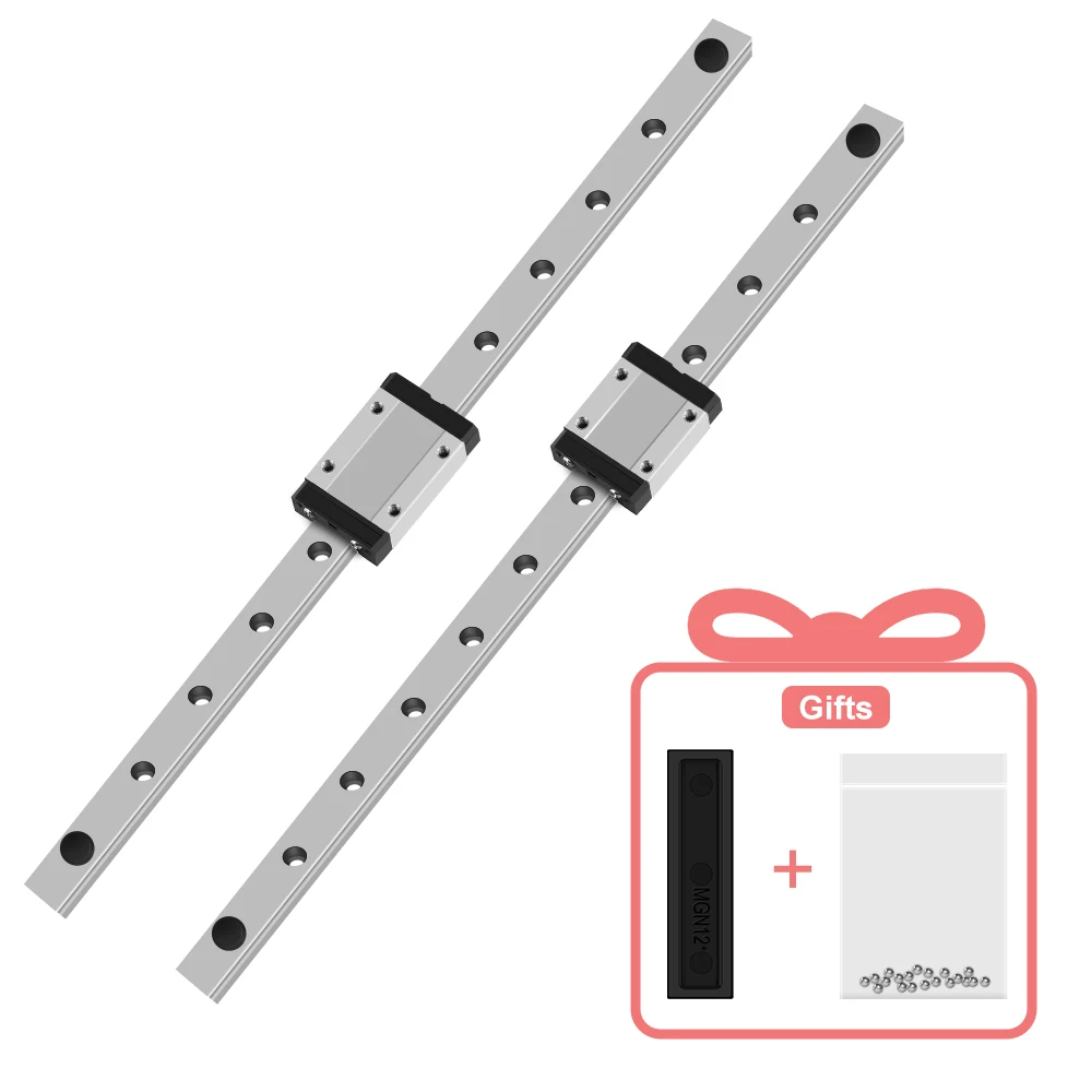Mgn Miniatura Trilho Deslizante Linear Guia Linear Mais Pcs Mgn12 Pcs Mgn12c Mgn12h Mgn12 Transporte 200 250 300 350 400 450 500 550 Milímetros