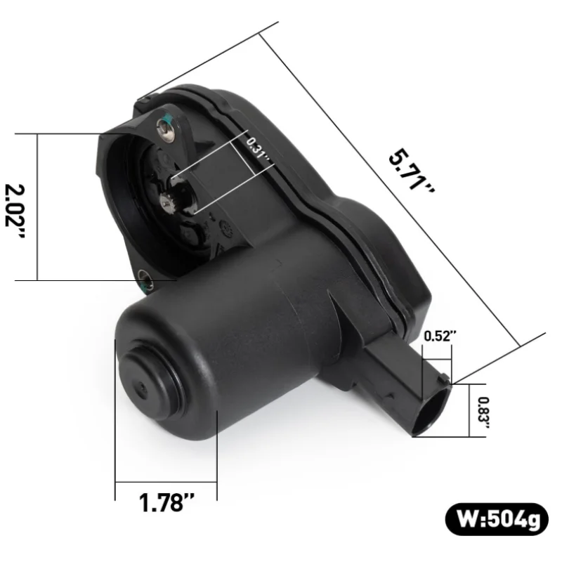 4H0998281 LR027141 Rear Caliper Parking Brake Servo Motor for Audi A6 S6 A7 A8 S8 RS7 2010-