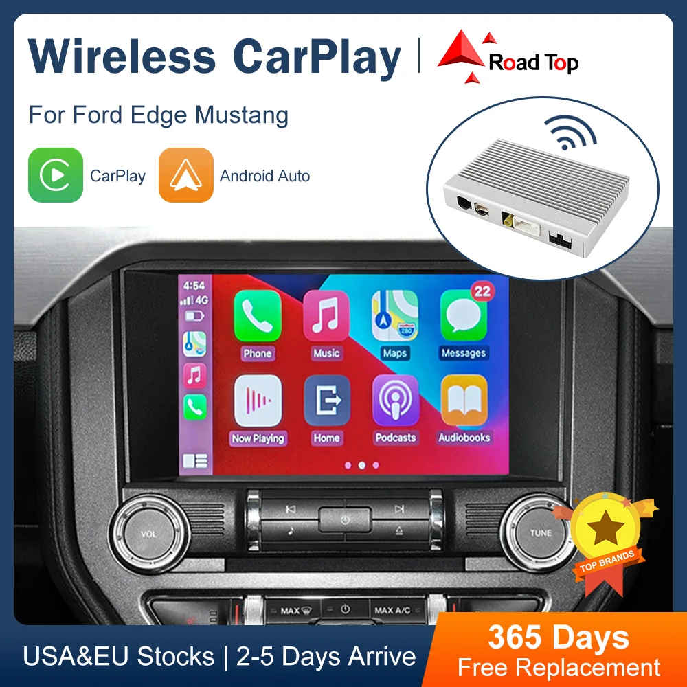 WirelessCarPlayforFordEdgeMustangwithAndroidAutoInterface