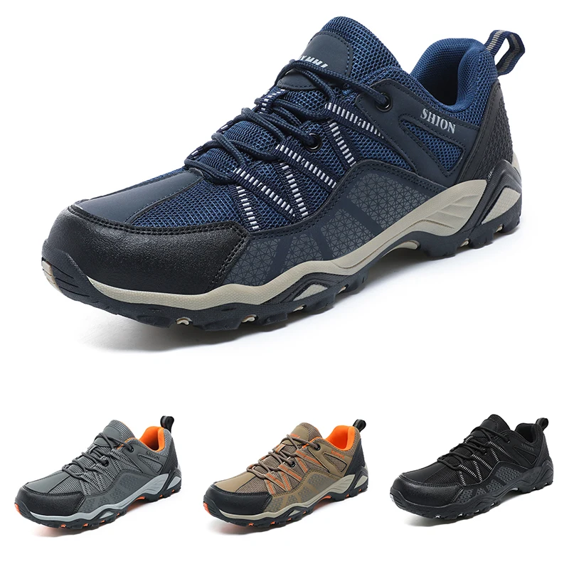 Brand Hiking Shoes Men Mesh Breathable Travel Shoe Outdoor