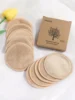 MAANGE 10PC Reusable Cotton Pads Makeup Remover Pads Washable Round Bamboo Makeup Pads Facial Skin-friendly Pads Makeup Tools 2