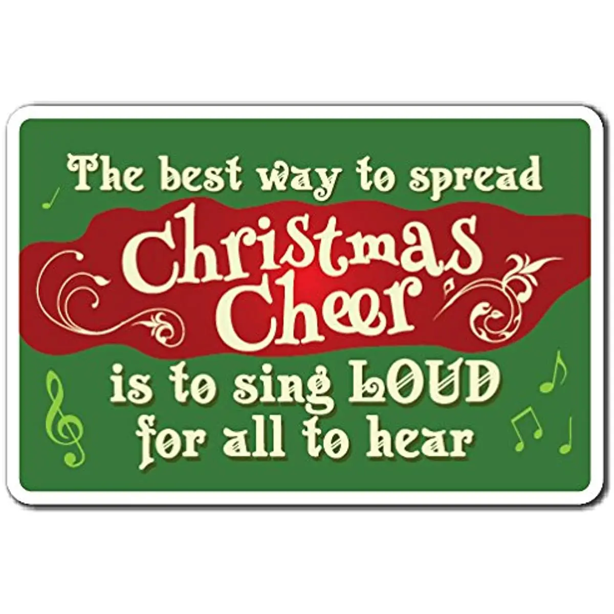 Vintage Metal Tin Sign Decorazioni Natalizie Per Natale Cheer Sign Song Season Holiday Merry Carol Yard Gifts Home Decor Wall Art