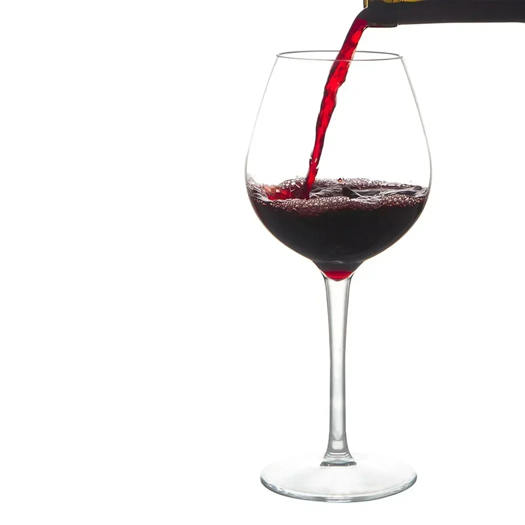 Red Wine Glass Cup Goblet Plastic Transparent Unbreakable Wine Glass Cups 320/550/580ML For Bar Camping Party Drinkware 1PC glass drinkware