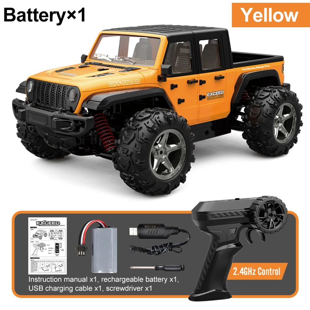 9IMOD 1/20 RC Truck Car 2.4G Climbing Vehicle Off-Road 30km/h High-Speed Pickup Remote Control Simulation Model Vehicle Kids Toy 3