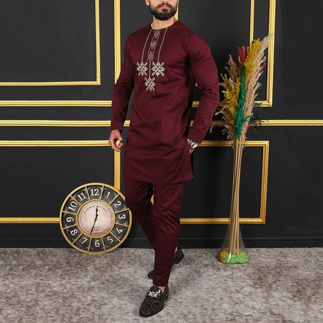Deji Embroidered Dashiki Outfit
