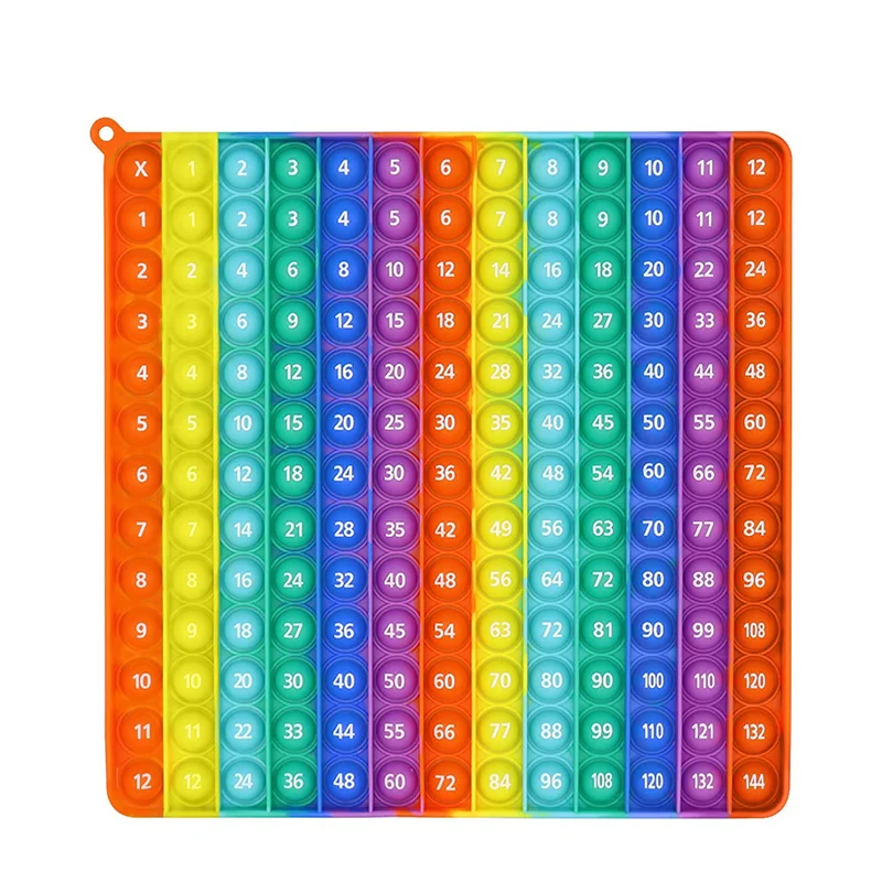 9/10/12 Multiplication Table Montessori Big Size Push Bubble Kids Toy Math Arithmetic Teaching Aids Educational Learning Toys