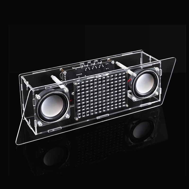 electronic-diy-components-bluetooth-speaker-with-music-spectrum-rhythm-light-circuit-board-welding-practice-board-spare-parts