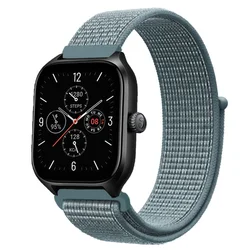 Versatile Nylon Loop Strap - 20mm/22mm, Adjustable Fit - 22mm (Clear feather)