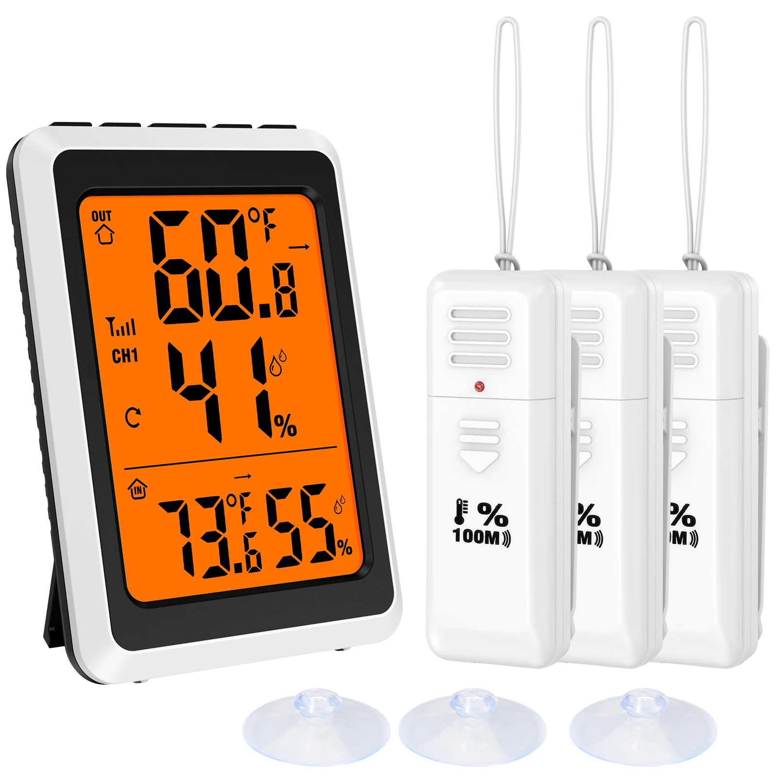 Thermometer Outdoor Hygrometer Home Wireless Digital Thermometer Humidity Gauge Temperature