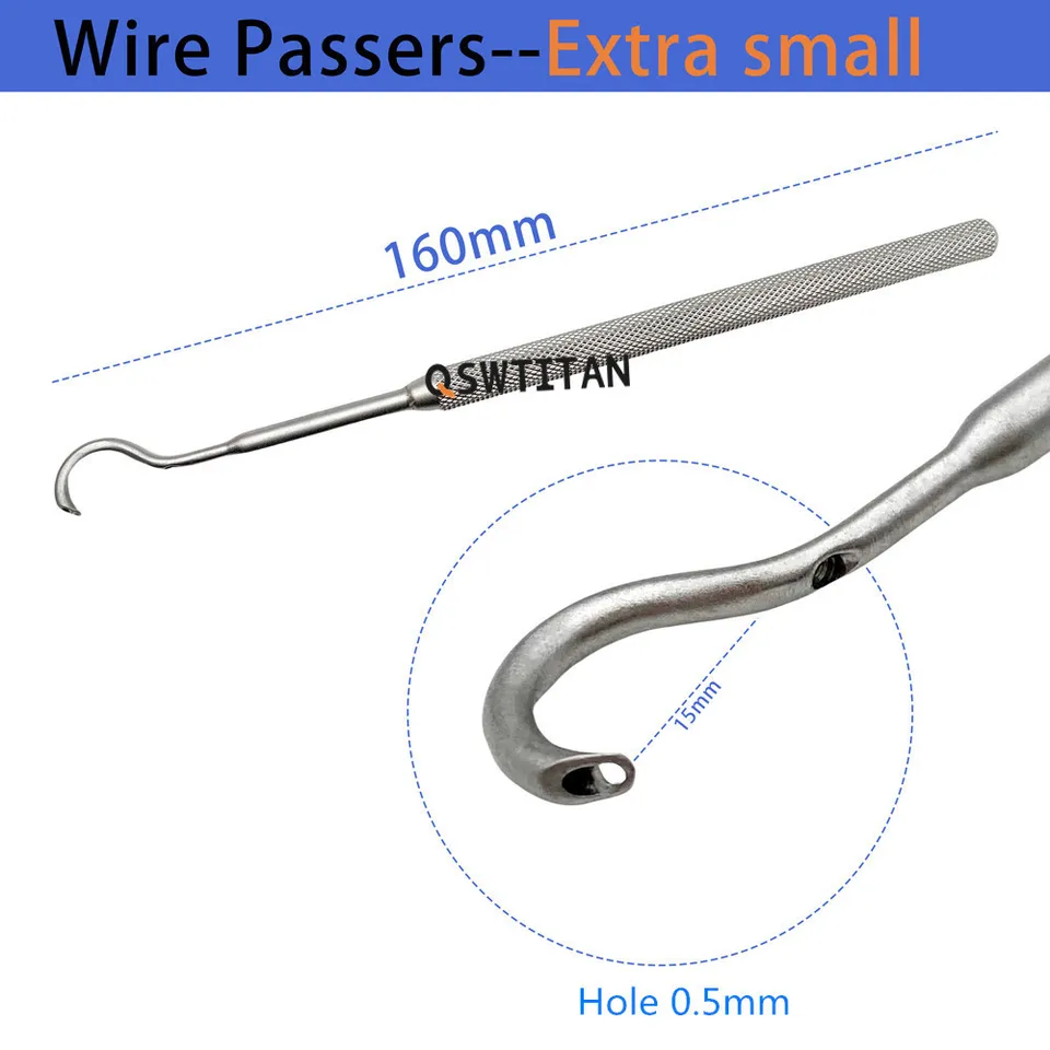 整形外科用ワイヤーガイダーワイヤーパッサー4種類、外傷手術整形外科