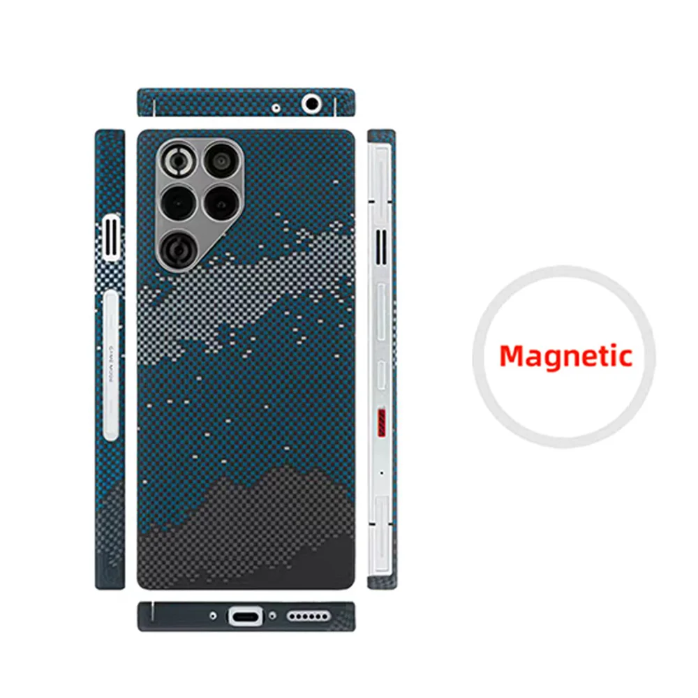 Ultra-Thin Kevlar Carbon Case - Aramid Fiber Anti-Drop Magsafe Phone Shell