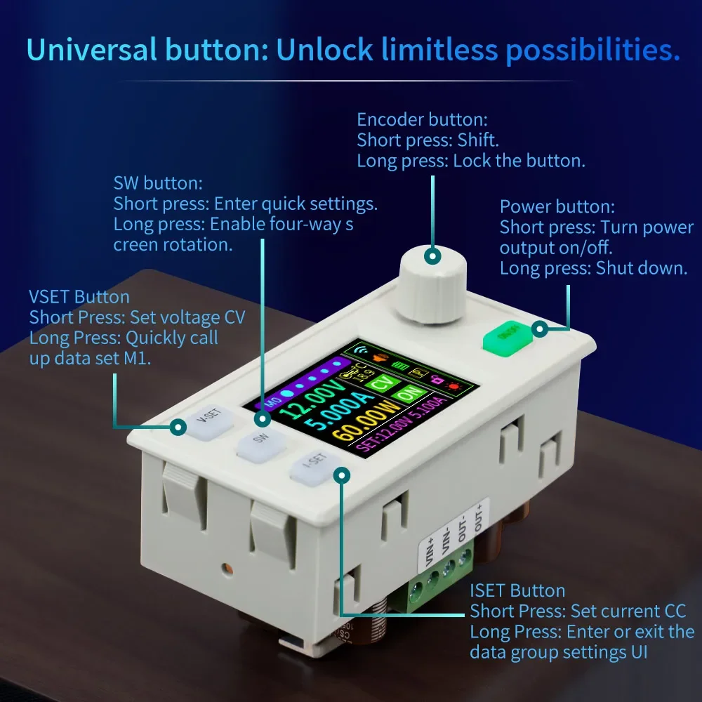XY6509S CNC DC Regulated Power Supply DC Buck Converter 0-65V 585W