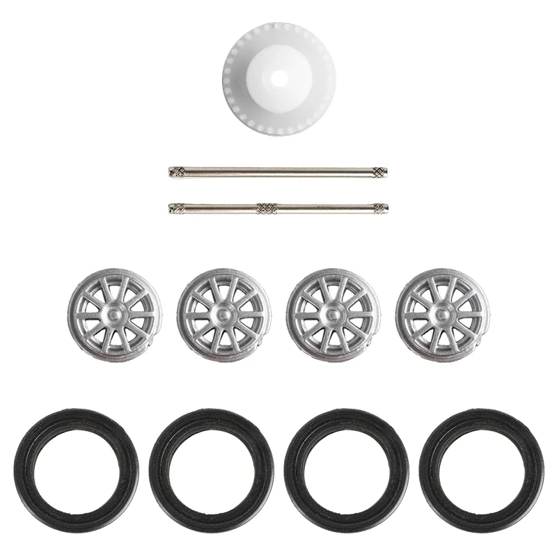 Slot Car Hub 1/43 1 43 Tires Tyre Rear front Wheel Motor Gear Hubs 4