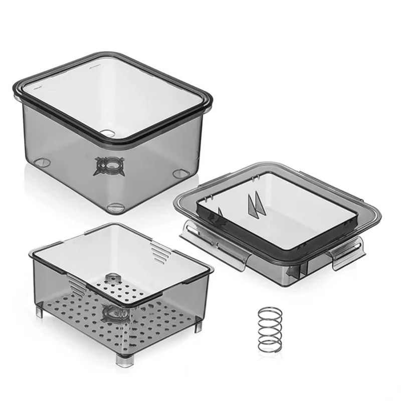 Tofu Press 3-Layer Tofu Drainer Making Mold Built-in Drainage Water Removing Tool Dishwasher Safe Home Kitchen Cooking Camping kitchen utensils tofu mold
