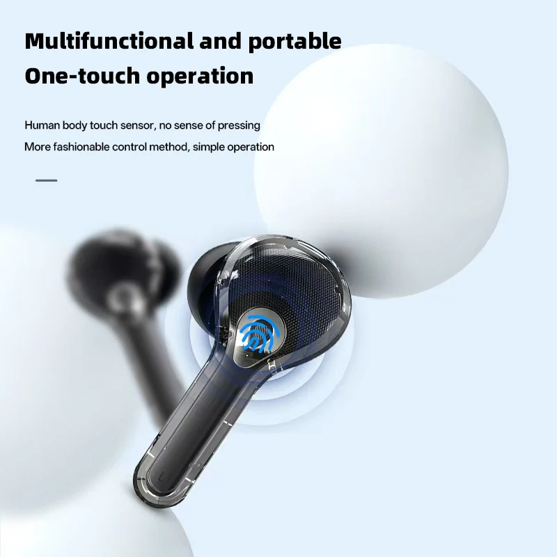 Wireless Bluetooth Translation Headphones with Touch Screen