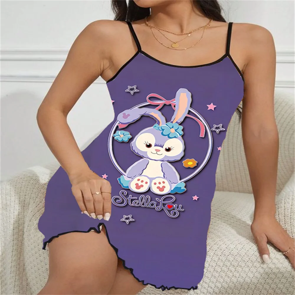 

2024 Sleepwear Women's Nightgown Woman Night Plus Size Women Lingerie Sexy Woman Push Up New Dresses D/party One Pieces Disney
