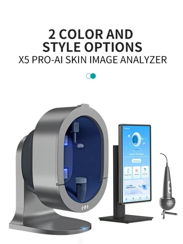 5 Pro-AI Skin ImageAnalyzer Full-Body Multi-Spectral Scan for Beauty Equipment Scalp Analyzer Multi-Language 15.6 Inch 21.5 Inch