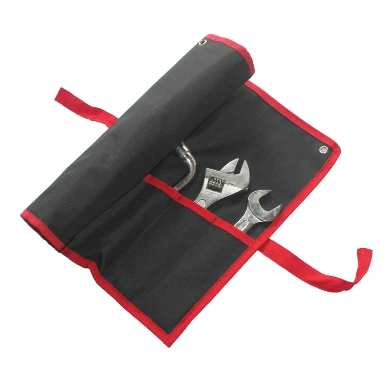 

Reelable Oxford Wrench Roll Up Bag Tool for Electrician Plumber, Carpenter High-level Quality Tool Roll Up Bag