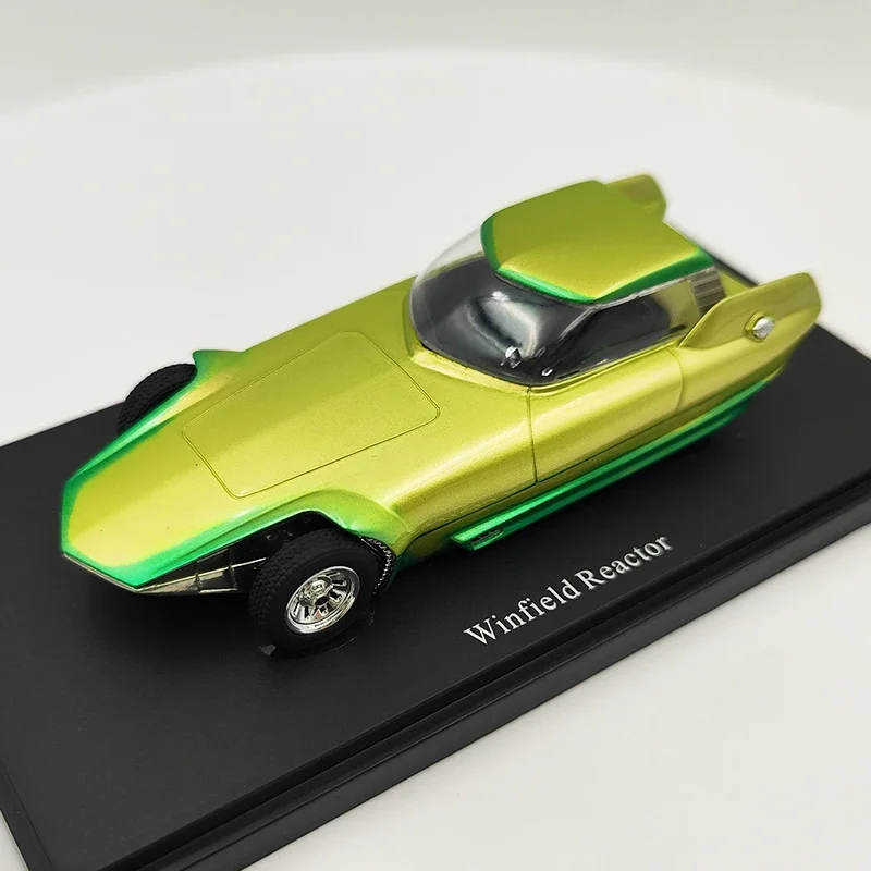 

1:43 Scale Diecast Alloy Winfield Reactor Toys Concept Cars Model Green Classics Adult Collection Souvenir Gifts Static Display