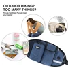 QUESHARK Customized Logo Multi-Functional Sports Running Fitness Training Dog Waist Bag Outdoor Pet Fanny Pack With Leash 3