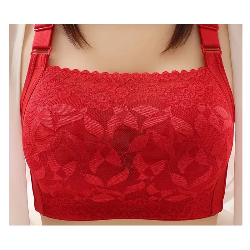 36-44 C Bras for Women Push Up Lingerie Bralette Tops Semaless Push Up Adjustable Large Size Underwear Soft Fitness No Steel Bra