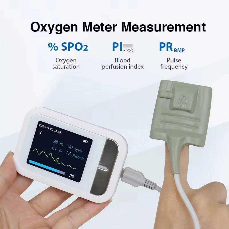 Yongrow Digital Electrocardiograph 2.4 Touch Ekg 2 Lead 3 Channel ECG Portable Electrocardiograph Machine Tft Lcd Display