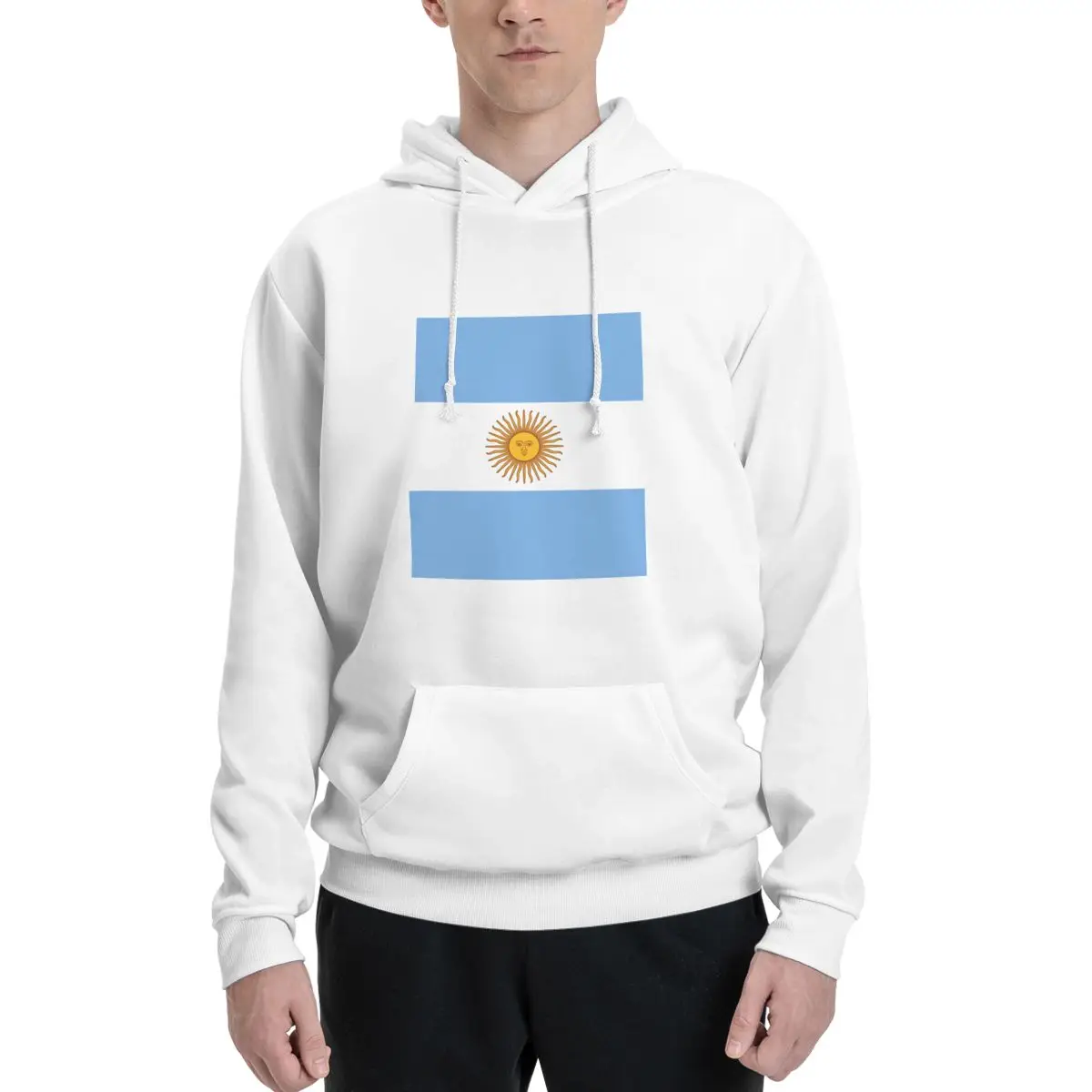 

ARGENTINA. Flag Of Argentina Argentina Flag Argentinian Couples Plus Velvet Hooded Sweater Creative Activity competition Kawaii