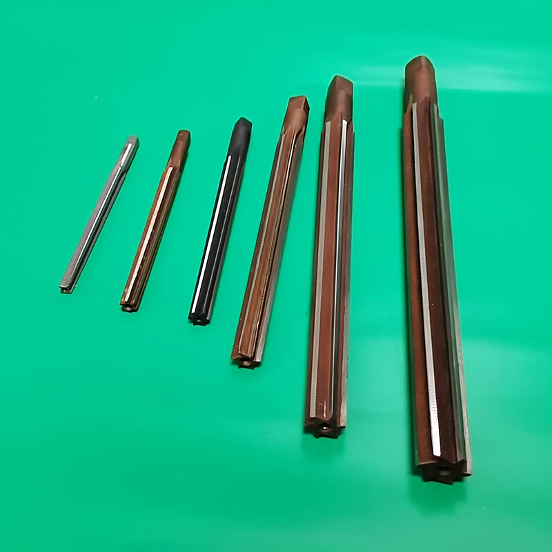 HSS Reamer 6 pcs/set 1:50 Straight Shank Taper Reamer 4 5 6 8 10 12 MM Total 6pcs