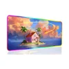 1pc Japan Anime D-Dragon Balls XXL RGB Gaming Mouse Pads HD Black Gamer Accessories Large LED 5