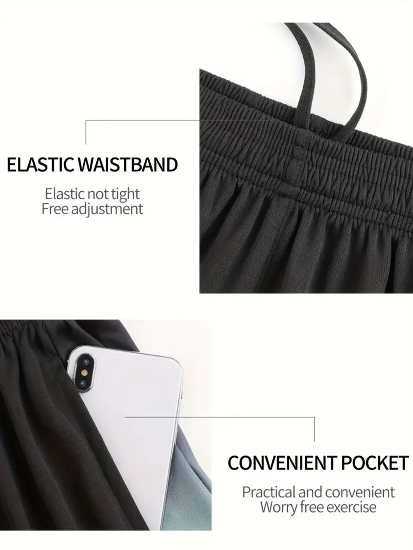 طقم ملابس رياضية أحادية اللون للرجال من قطعتين ، ل...