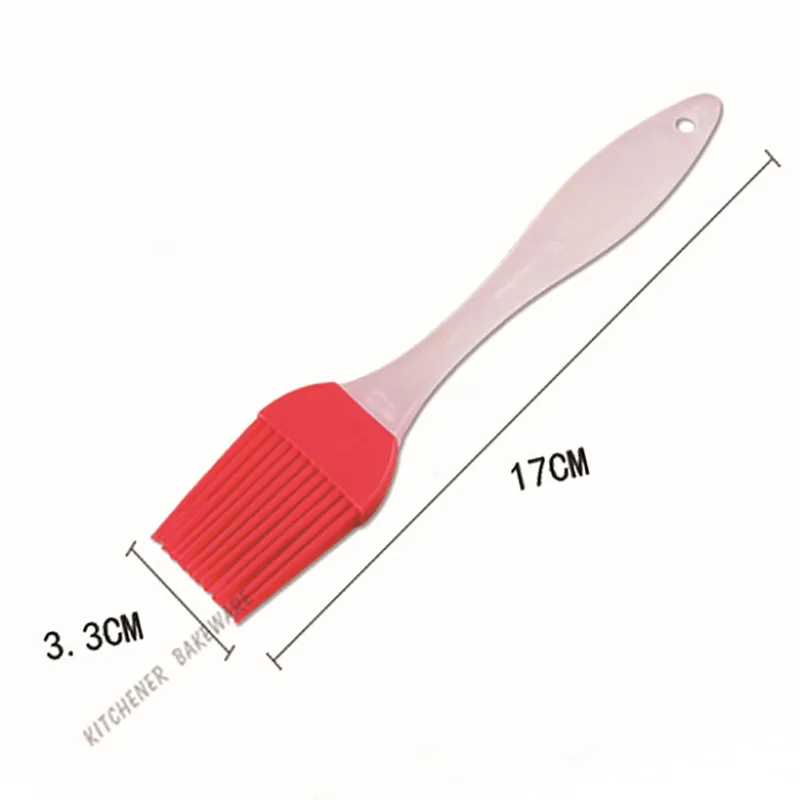 1 Pcs Portable Silicone Oil Brush Grill Oil Brushes Liquid Pastry Kitchen Baking BBQ Tool Kitchen Tools for Outdoor Camping